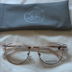 McAllister Clear Round Glasses